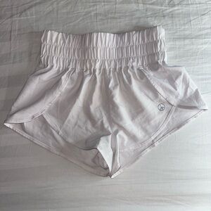 White flowy shorts